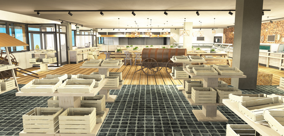 Visualisierung Hofladenkonzept Neunkirchen